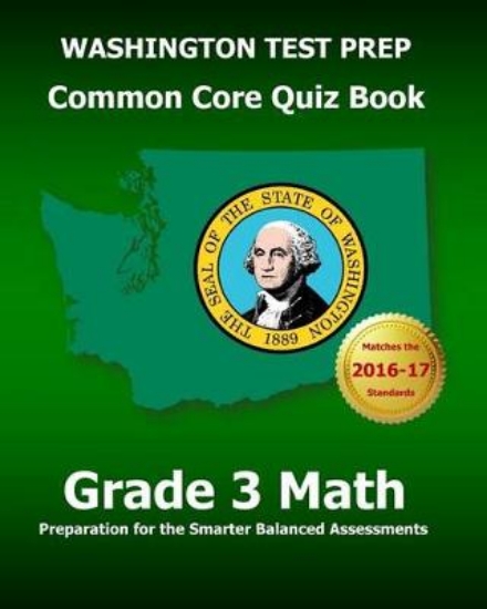 Picture of WASHINGTON TEST PREP Common Core Quiz Book Grade 3