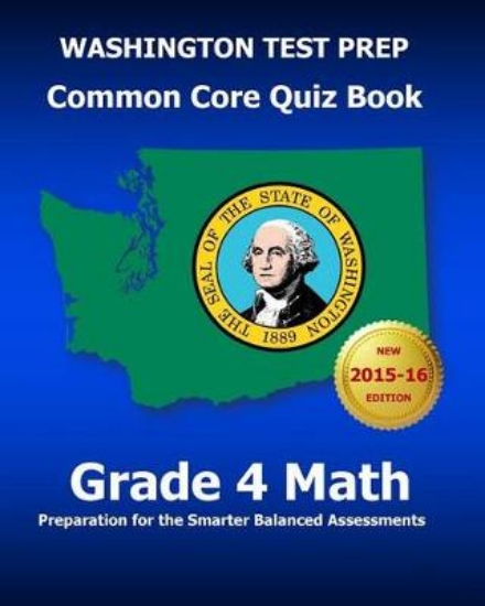 Picture of WASHINGTON TEST PREP Common Core Quiz Book Grade 4