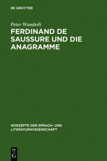 Picture of Ferdinand de Saussure Und Die Anagramme