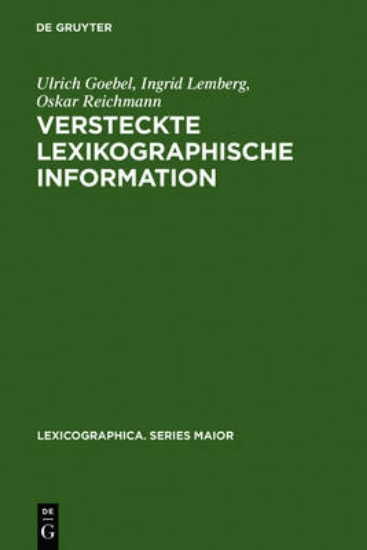 Picture of Versteckte Lexikographische Information