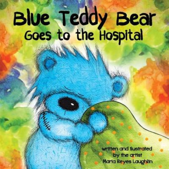 Picture of Blue Teddy Bear Goes To The Hospital