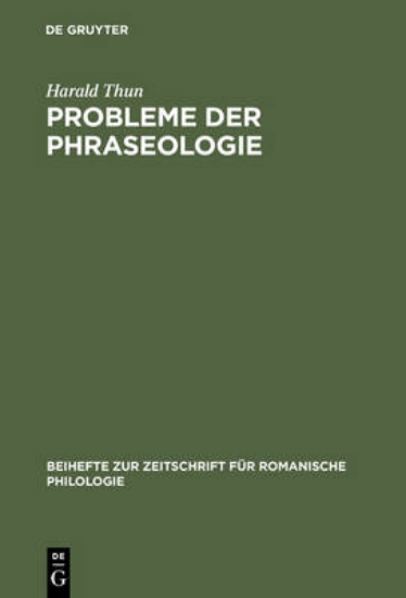 Picture of Probleme Der Phraseologie