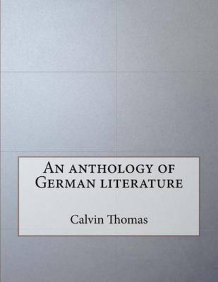 Picture of An anthology of German literature