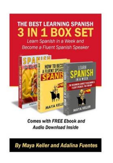 Picture of The Best Learning Spanish 3 in 1 Box Set (Free Bon