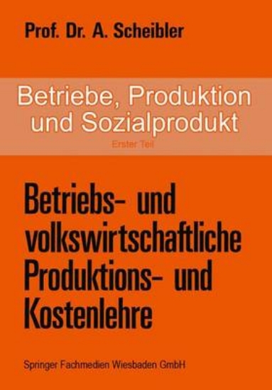 Picture of Betriebe, Produktion Und Sozialprodukt