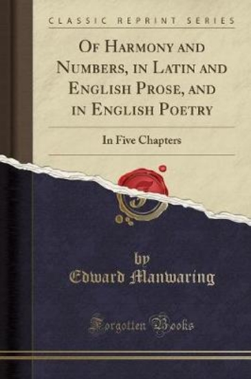 Picture of Of Harmony and Numbers, in Latin and English Prose