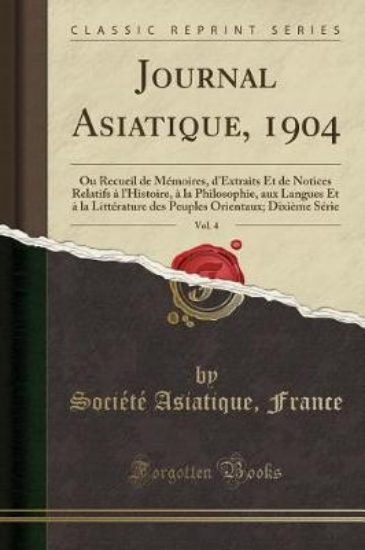 Picture of Journal Asiatique, 1904, Vol. 4