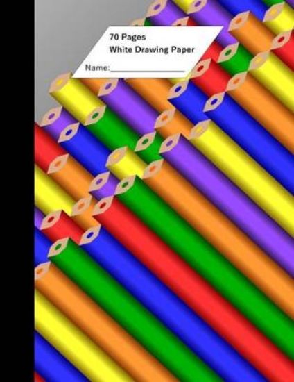 Picture of White Drawing Paper (70 Sheets) Pencil Cover