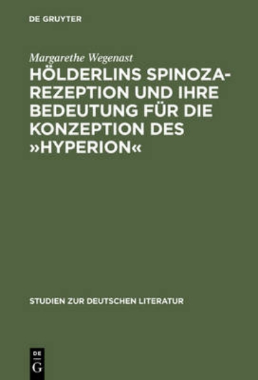 Picture of Hoelderlins Spinoza-Rezeption und ihre Bedeutung f