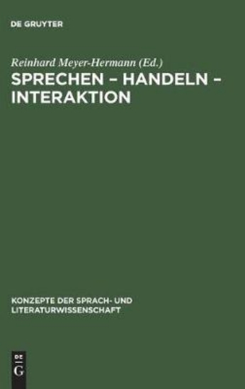 Picture of Sprechen - Handeln - Interaktion