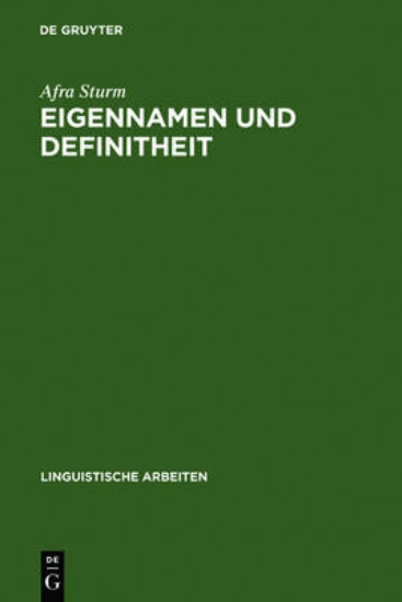 Picture of Eigennamen und Definitheit