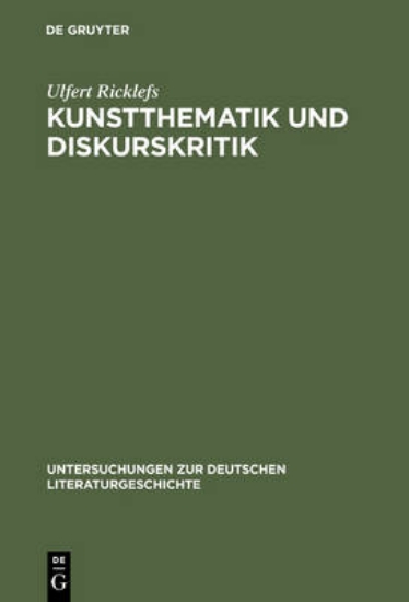 Picture of Kunstthematik und Diskurskritik