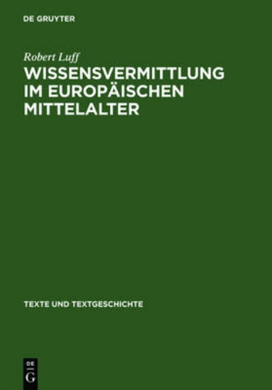 Picture of Wissensvermittlung im europaischen Mittelalter