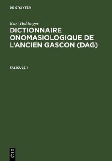 Picture of Dictionnaire onomasiologique de l'ancien gascon (D