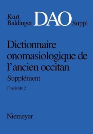 Picture of Dictionnaire onomasiologique de lancien occitan (D