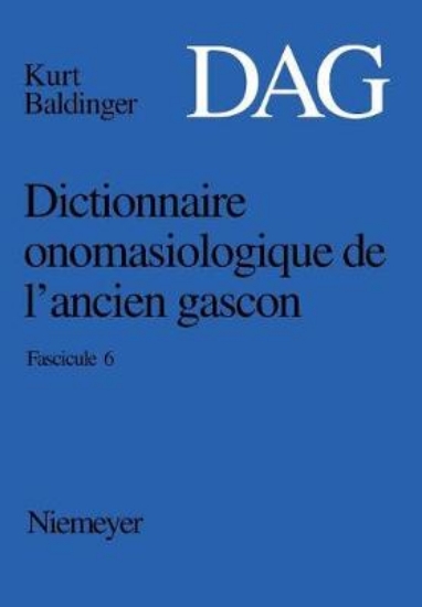 Picture of Dictionnaire onomasiologique de lancien gascon (DA