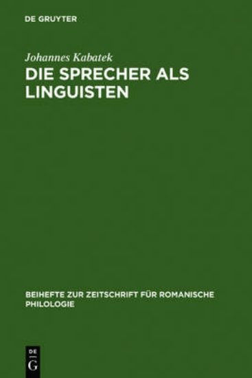 Picture of Die Sprecher als Linguisten