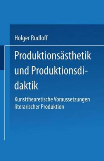 Picture of Produktionsasthetik Und Produktionsdidaktik