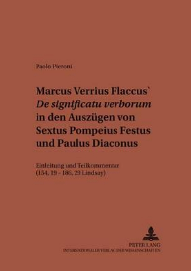 Picture of Marcus Verrius Flaccus' "de Significatu Verborum"