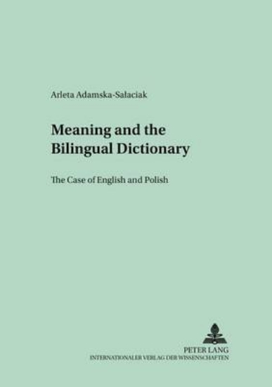 Picture of Meaning and the Bilingual Dictionary