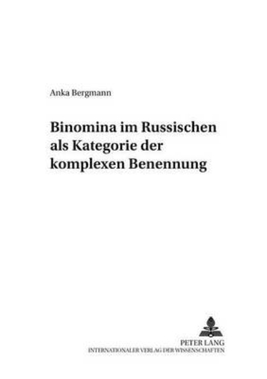 Picture of Binomina Im Russischen ALS Kategorie Der Komplexen