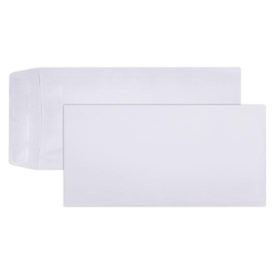 Picture of Envelopes DLP 220 x 110mm 80gsm White Self Seal Ea