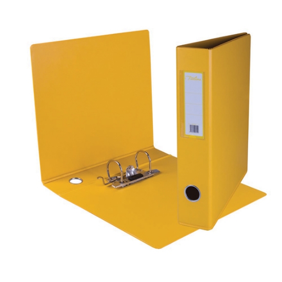 Picture of File: A4 Mini Lever Arch PVC Yellow Box-10