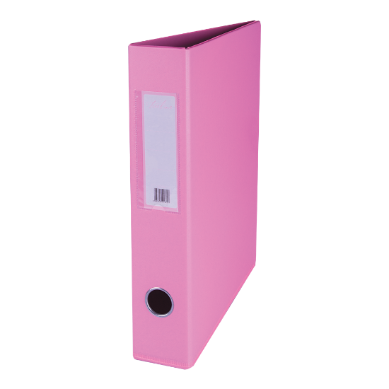 Picture of File: A4 Mini Lever Arch PVC Pink Each