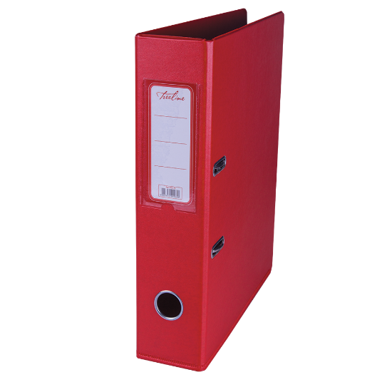 Picture of File: A4 Lever Arch PVC Red 10-Box