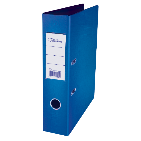 Picture of File: A4 Lever Arch File Poly Prop Blue Each