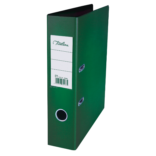 Picture of File: A4 Lever Arch File Poly Prop Green10-Box