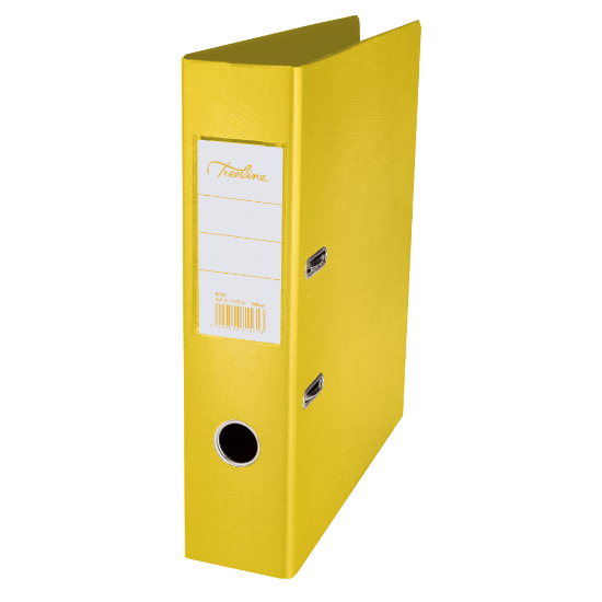 Picture of File: A4 Lever Arch File Poly Yellow Each