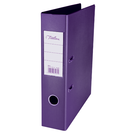 Picture of File: A4 Lever Arch File Poly Purple Each