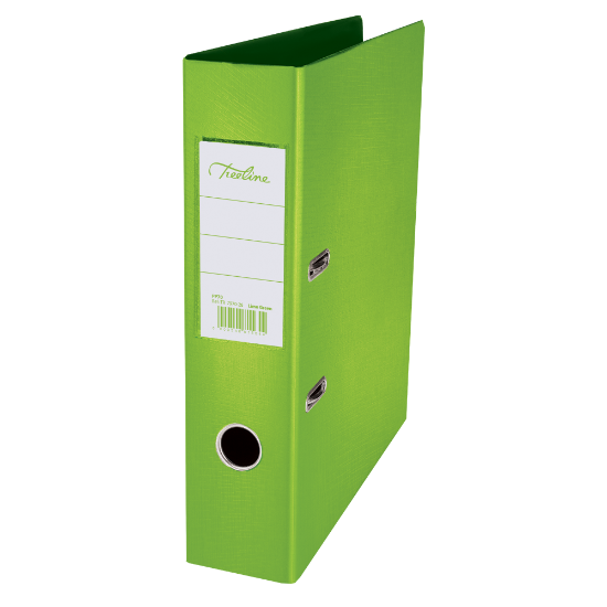 Picture of File: A4 Lever Arch File Poly Lime Green Each