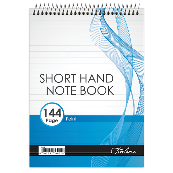 Picture of Short Hand Note Book: A5 Top Bound 144 Pages Feint