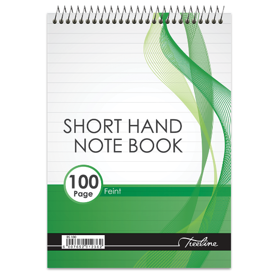 Picture of Short Hand Note Book: A5 Top Bound 100 Pages Feint