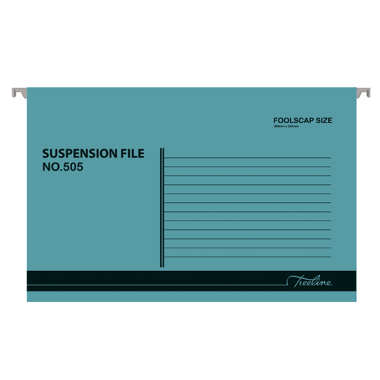 Picture of Suspension Files: Foolscap 505 Azure Blue Box-25