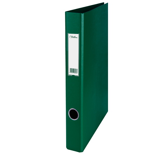 Picture of File: A4 2 0 Ring 25mm PVC Ringbinders Green Each