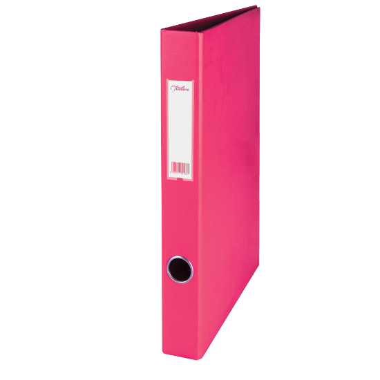 Picture of File: A4 2 0 Ring 25mm PVC Ringbinders Pink Each