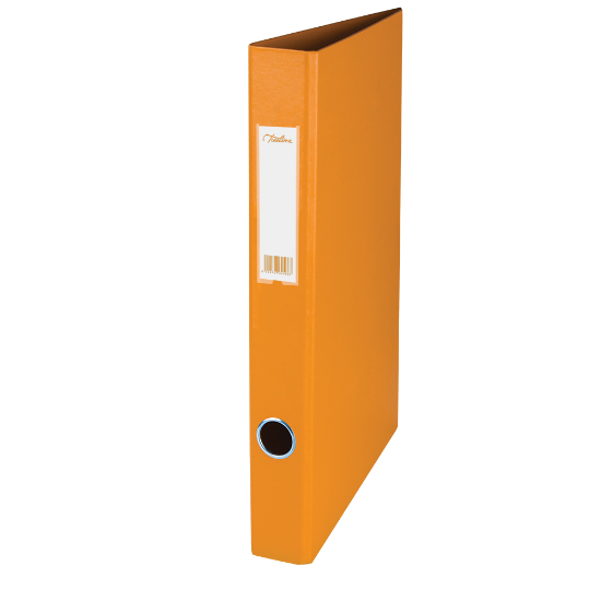 Picture of File: A4 2 0 Ring 25mm PVC Ringbinders Orange Each