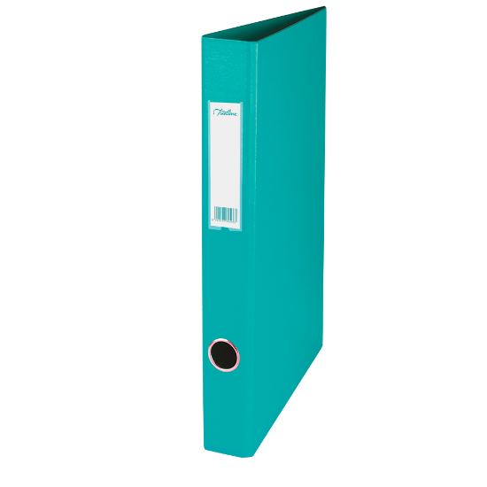 Picture of File: A4 2 0 Ring 25mm PVC Ringbinders Turquoise E