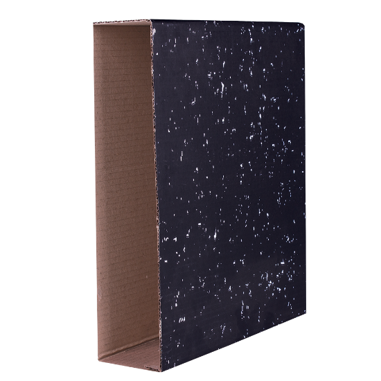 Picture of Files: Foolscap Lever Arch Dustcover Black Mottled