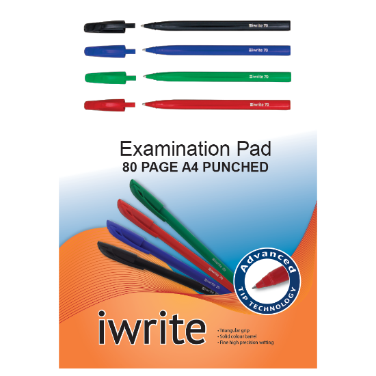 Picture of Examination Pads: 80 Sheets Feint And Margin - Pun