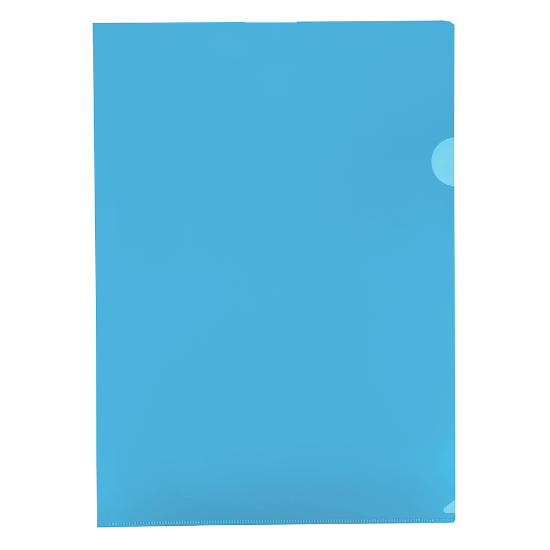 Picture of Secreterial Folder / Presentation Folder: PVC Blue