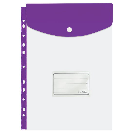 Picture of Document Wallets: A4 PVC Filing Carry Folder With