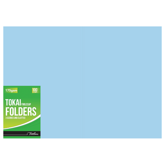 Picture of Folders Board: Tokai Folders 175 gsm Blue