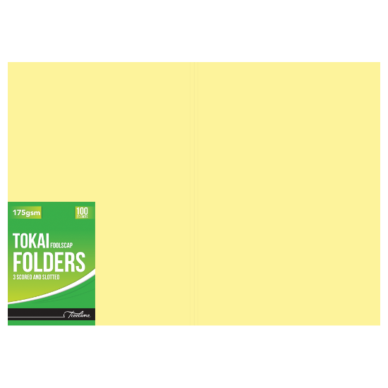 Picture of Folders Board: Tokai Folders 175 gsm Yellow