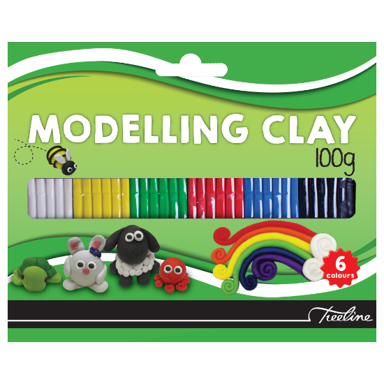 Picture of Modelling Clay: 100 Gram Assorted Each