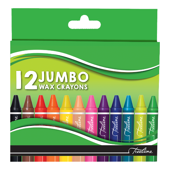 Picture of Wax Crayons: Jumbo Wax 12 Piece Assorted