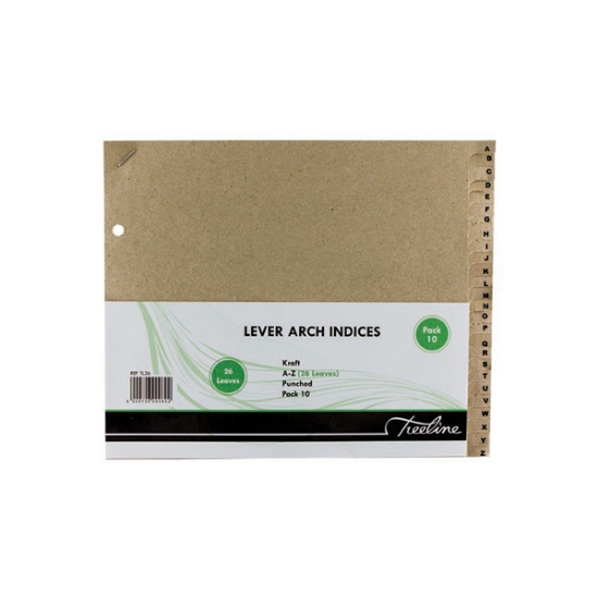 Picture of Lever Arch Indices: Lever Arch Index Kraft 26 Leav